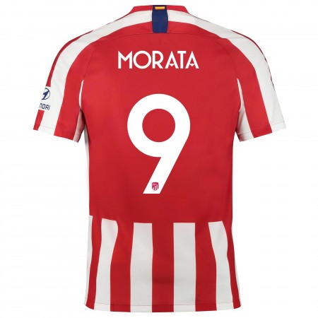 Maillot de Foot Atlético Madrid Morata 9 Domicile 2019/2020